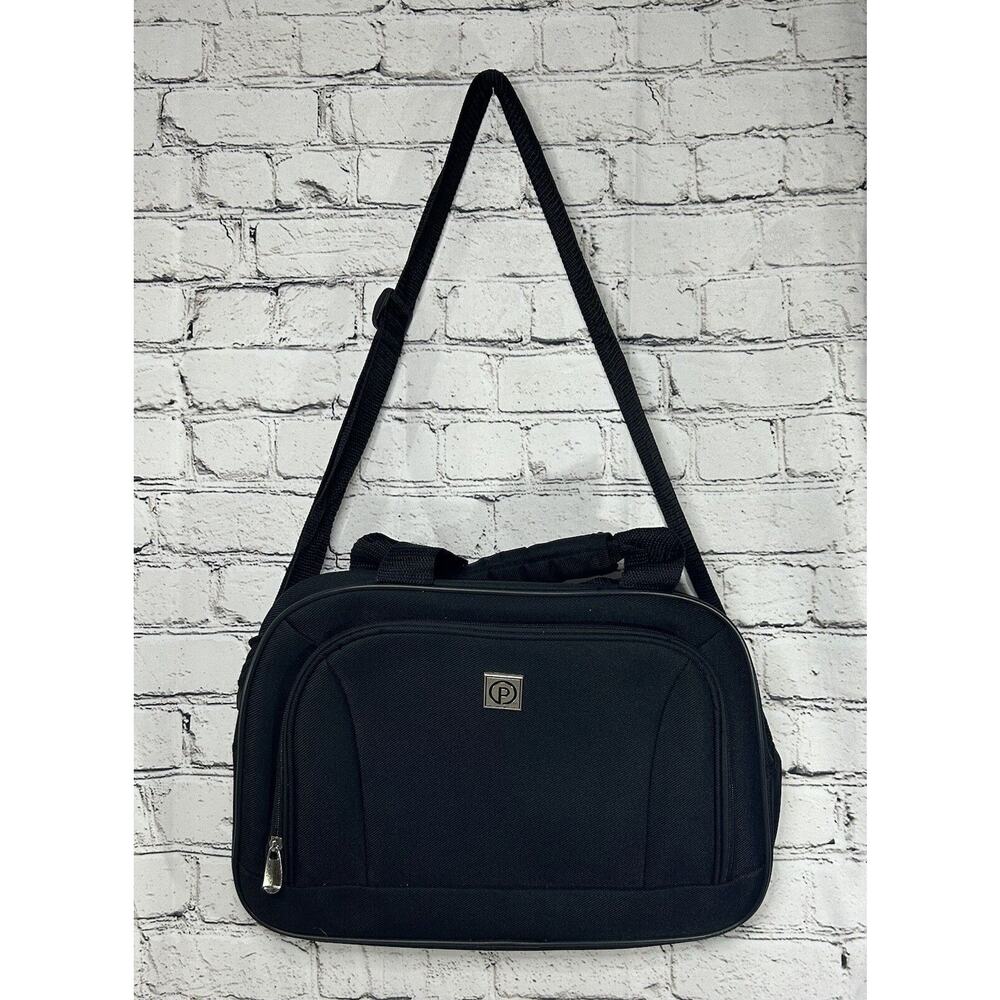 Peloton Laptop Messenger Bag Black Hand Carry or Crossbody Nylon